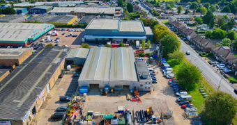 26,590 sq ft warehouse let to MKM Building Supplies at Bilton Way Industrial Estate, Luton