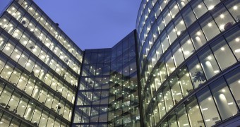 Office block at nightime