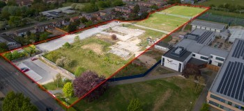 Aerial   North Cambridge Academy site Arbury Road   BTG Eddisons Cambridge   May 2026