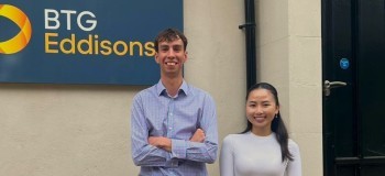 New recruits L R Oliver Leaf & Anna Nguyen   BTG Eddisons Peterborough   June 2026