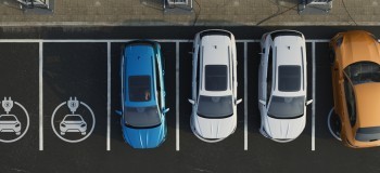 EV chargers and cars