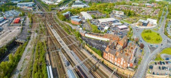 Drone photo of Crew   a unitary authority