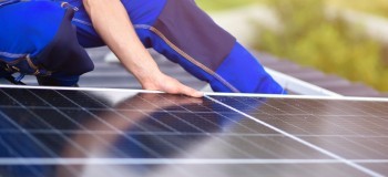 Solar panel installation