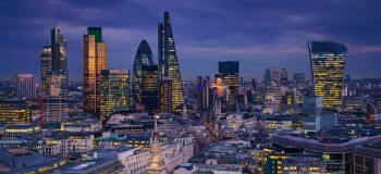 London, England   Panoramic skyline