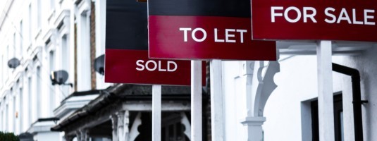 Multiple for sale signs