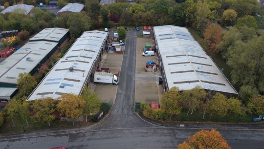 Industrial Units at Rotherham Close, Sheffield   birdseye