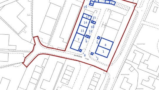 Industrial Units at Rotherham Close, Sheffield   plan