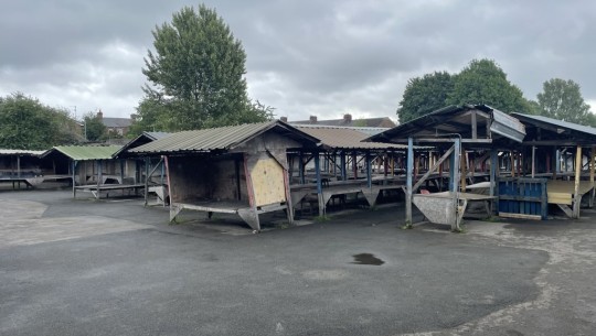 Land & Buildings At Conran Street Market, Conran Street, Manchester   stalls