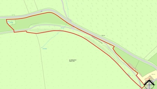 Land On The West Side Of Whites Cut   plan