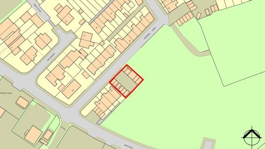 Property Auctions   Garage Site Adjacent To 54 Cresswell Street   plan