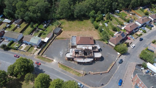 BTGEPA   Former Rockingham Arms Public House , Studfall Avenue, Corby, Northamptonshire NN17 1LQ   aerial