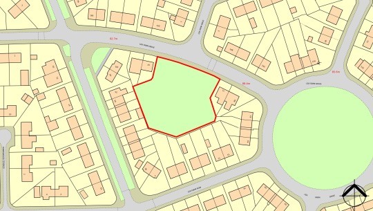 Land at Lea Farm Drive   plan