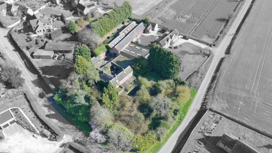 Lower Farm House   drone