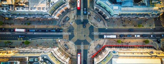 Crossroads in London
