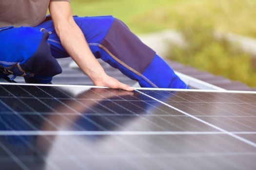 Solar panel installation