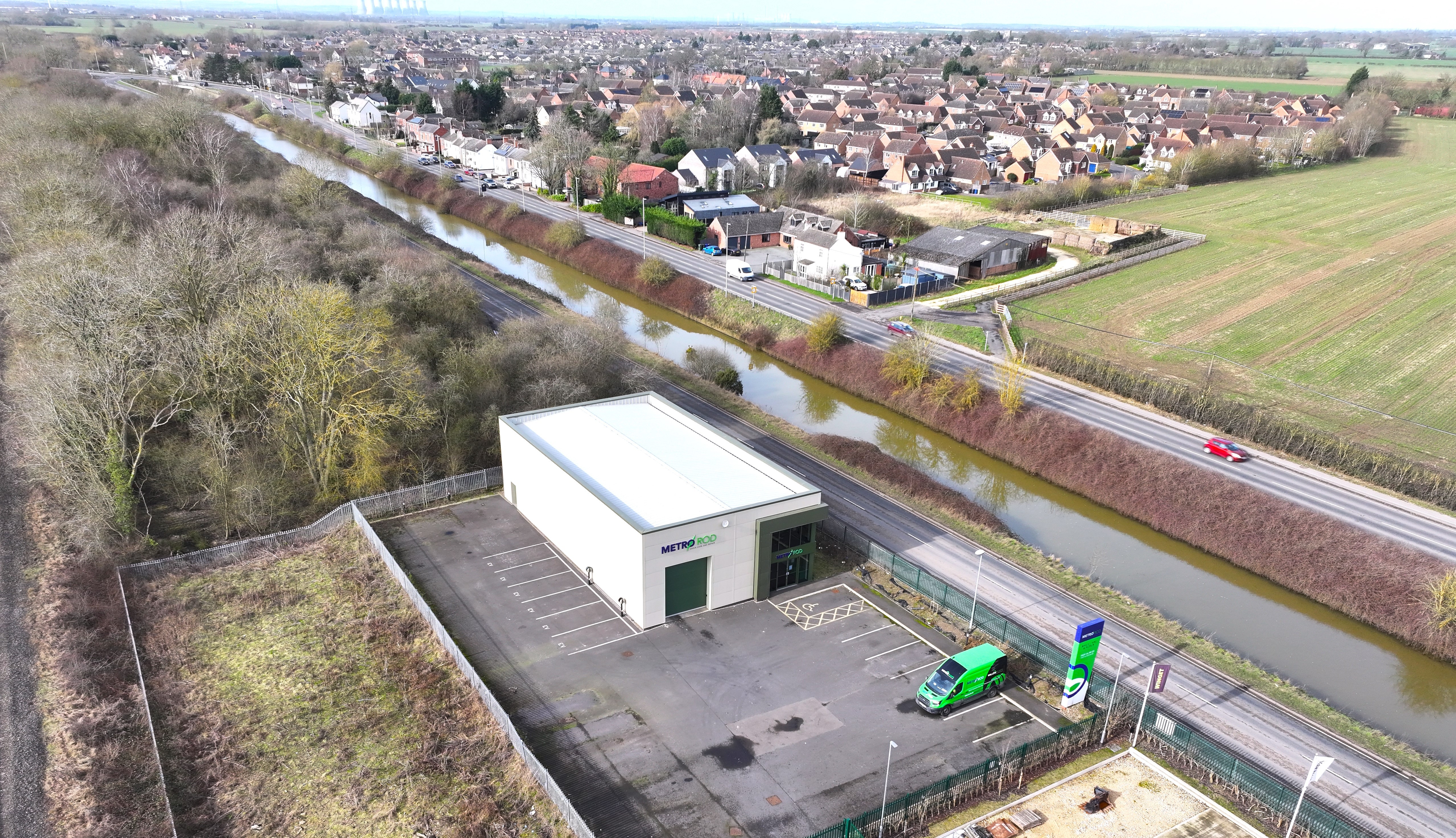 Aerial Unit 1 Riverside Court Riverside Enterprise Park Saxilby Lincoln BTG Eddisons May 2026