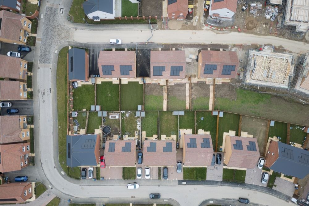 Homes with PV panels