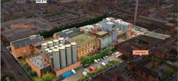 Former Molson Coors Brewery site Burton on Trent   Eddisons Leicester   January 2025