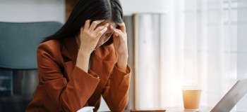Stressed woman