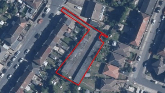 Garages in Leicester   birds eye