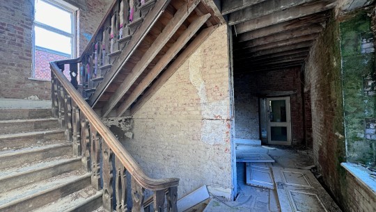 Otterburn Hall, Otterburn   staircase