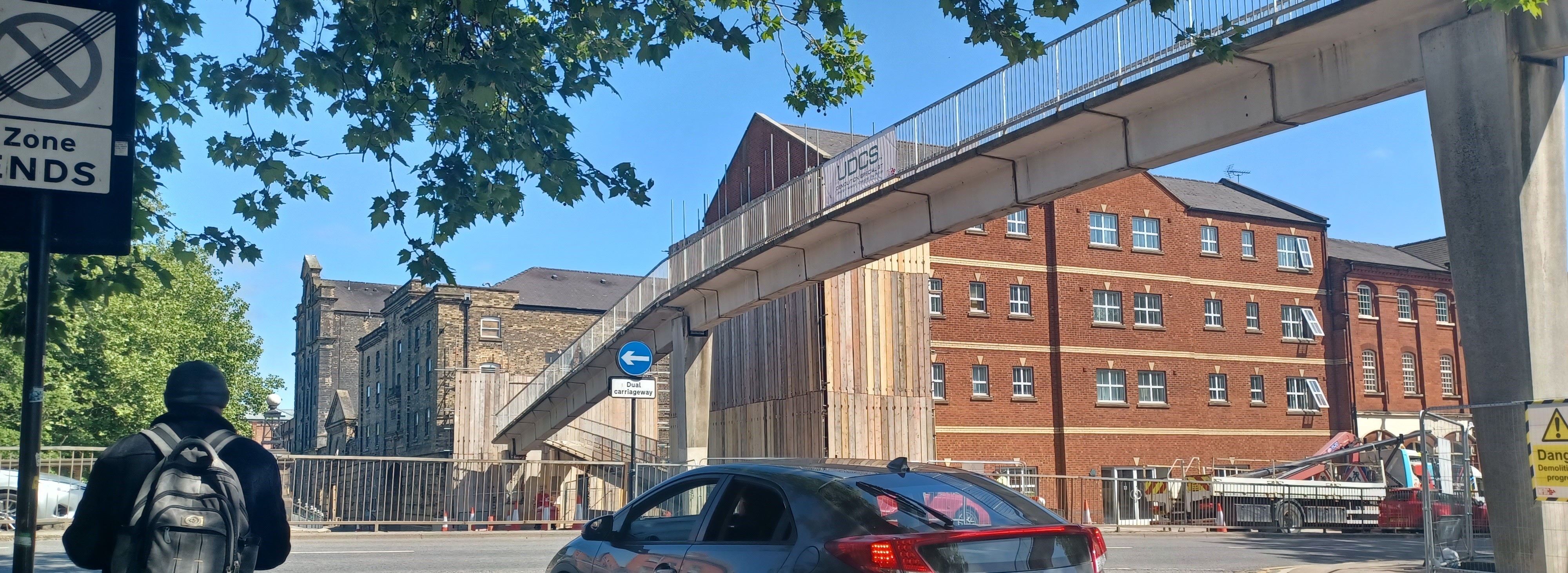 Scott's Bridge Melville Street Lincoln before image from LP 170625