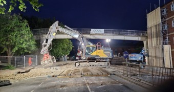 Scott's Bridge Melville Street Lincoln   removal   image from LP 170625