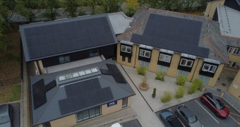 Solar PV installation at The Police Treatment Centre 1