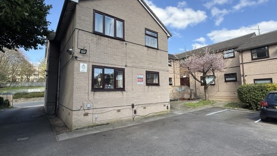 Flats and Garages at Tollgate Court   gable end