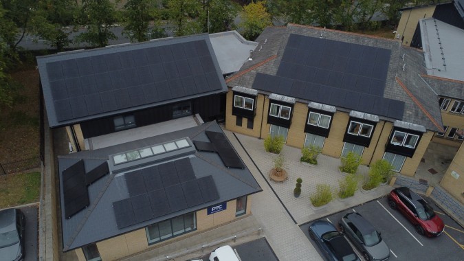 Solar PV installation at The Police Treatment Centre 1
