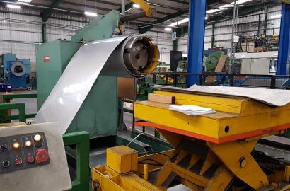 Dimeco 1300mm Cut to Length Line for Stainless Steel and Aluminium
