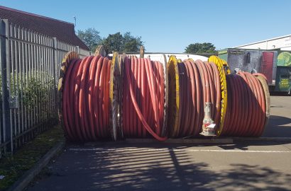 8x Reels of Nexans High Voltage Cable