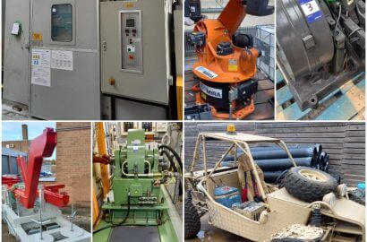 Vehicle Component Testing Equipment, KUKA Robots, Workshop Equipment and a Dune Buggy