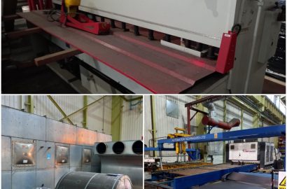 Surplus Equipment to include Steel Plate Grinder, Hydraulic Guillotine & Dust Extraction Plant