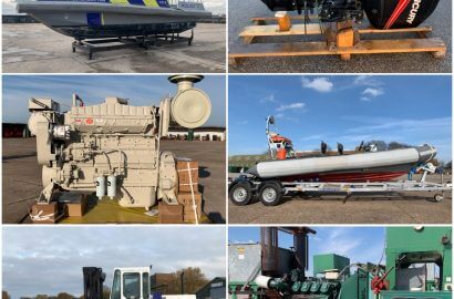 Major Online Auction of Industrial & Marine Diesel Power Packs, Generators, Outboard Motors, Boats and Yachts, Marine Gearboxes etc