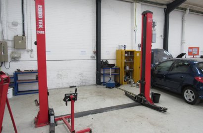 Garage Equipment and Construction Assets from a Training School