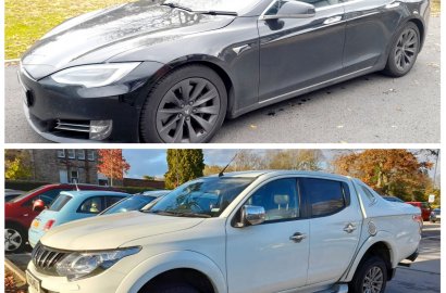 Tesla Model S Hatchback Long Range AWD (69) & Mitsubishi L200 Double Cab DI-D 178 Barbarian 4WD (68 Plate)