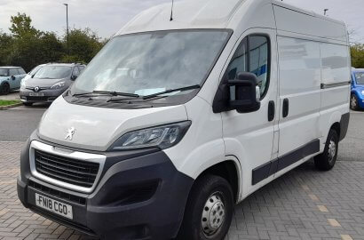 Peugeot Boxer 2.0 HDI 335 L2 LWB Van (2018) – Relisted Due to Buyer Defaulting (Adrenaline Motorcycles Limited)