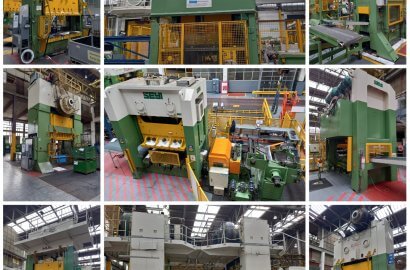 18 Double Column and Other Presses from 300 tonnes to 1000 tonnes capacity