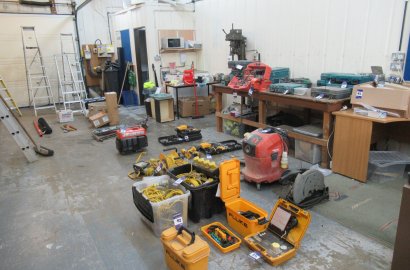 The Assets & Vehicles of an Electrical Contractors to include Power Tools, Stock etc.