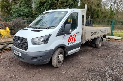 Ford Transit 350 XLWB Drop Side Lorry (2017), Woodworking Plant & Equipment (Lots 150 onwards)