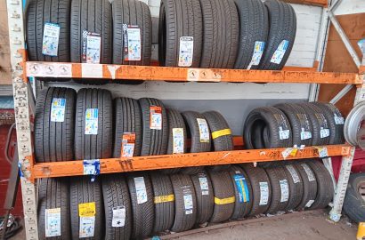 Short Notice Sale of 250 x New Tyres, Tyre Changers, Wheel Balancers & Compressors