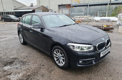 BMW Series 116D (2019), Mitsubishi Side Reach Fork Truck, Welding Sundries, Power Tools & Office Furniture (Remaining Lots from Canal Engineering Limited)