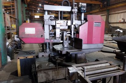Contents of Steel Fabrication Works to include Oxy CNC Cutter, Welders, Bandsaw, Punches and Associated Equipment